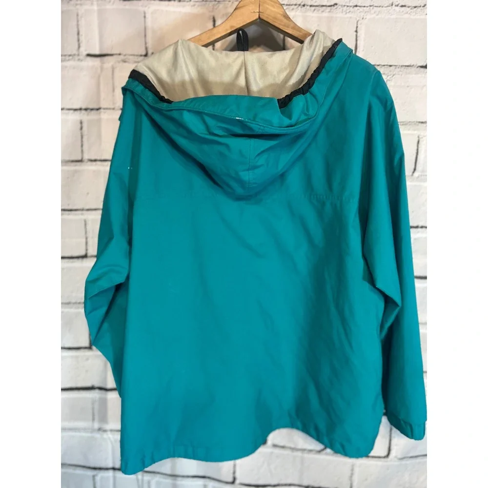 Vintage Woolrich Teton Gore-Tex Anorak Jacket Teal 1980s Mens Large Pullover
